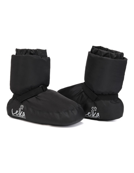 OCIEPLACZE BALETOWE DO BALETU BUTY DO TAŃCA NA ROZGRZEWKĘ CZARNE