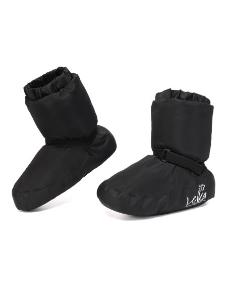 OCIEPLACZE BALETOWE DO BALETU BUTY DO TAŃCA NA ROZGRZEWKĘ CZARNE