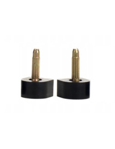 FLEKI FLECZKI DO BUTÓW DO TAŃCA SZPILEK PROFESJONALNE 10 X 10 mm CZARNE 2