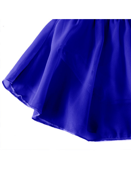 BODY BALETOWE STRÓJ DO BALETU ZE SPÓDNICZKĄ TIULOWĄ NIEBIESKIE CYRKONIE