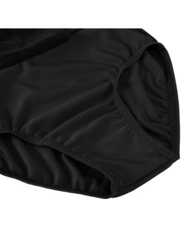 BODY BALETOWE CZARNE ZE SPÓDNICZKĄ KORONKOWE...