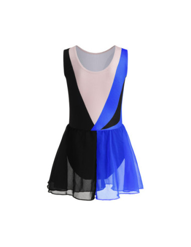BODY BALETOWE Z DWUKOLOROWĄ SPÓDNICZKĄ STRÓJ DO...