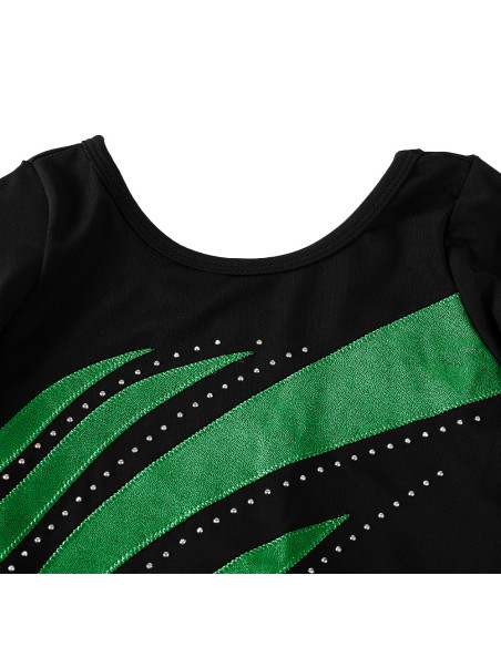 BODY BALETOWE GIMNASTYCZNE ZIELONE STRÓJ DO TAŃCA BALETU GIMNASTYKI ROZ