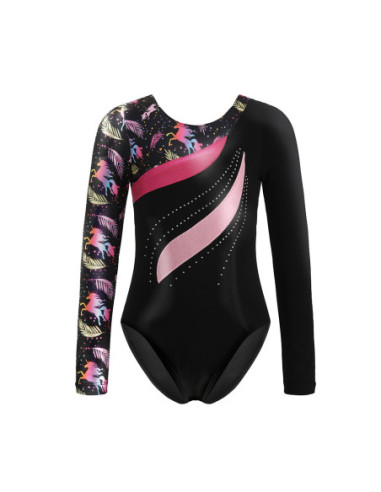 BODY GIMNASTYCZNE BALETOWE Z CYRKONIAMI W...