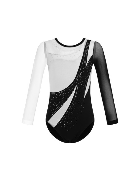 BODY BALETOWE GIMNASTYCZNE STRÓJ DO TAŃCA BALETU ASYMETRYCZNE ROZMIAR