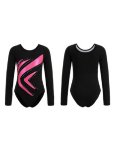 BODY BALETOWE GIMNASTYCZNE RÓŻOWE STRÓJ DO TAŃCA BALETU GIMNASTYKI ROZ