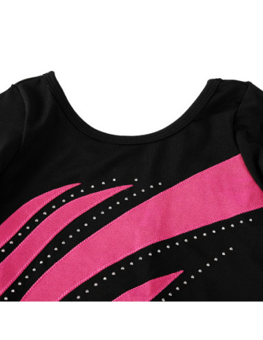 BODY BALETOWE GIMNASTYCZNE RÓŻOWE STRÓJ DO...