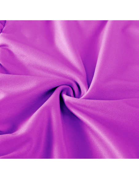 BODY BALETOWE STRÓJ DO BALETU ZE SPÓDNICZKĄ TIULOWĄ FIOLETOWE CYRKONIE