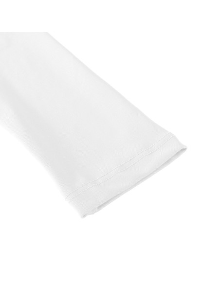 BODY BALETOWE GIMNASTYCZNE BIAŁE ASYMETRYCZNE STRÓJ DO BALETU ROZ