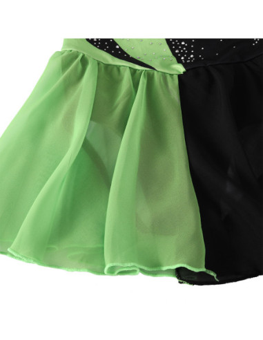 BODY BALETOWE Z DWUKOLOROWĄ SPÓDNICZKĄ STRÓJ DO...