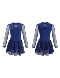 BODY BALETOWE CHABROWE ZE SPÓDNICZKĄ TIULOWĄ STRÓJ DO TAŃCA BALETU ROZ