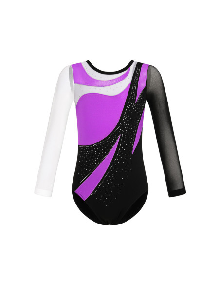 BODY BALETOWE GIMNASTYCZNE STRÓJ DO TAŃCA BALETU ASYMETRYCZNE ROZMIAR