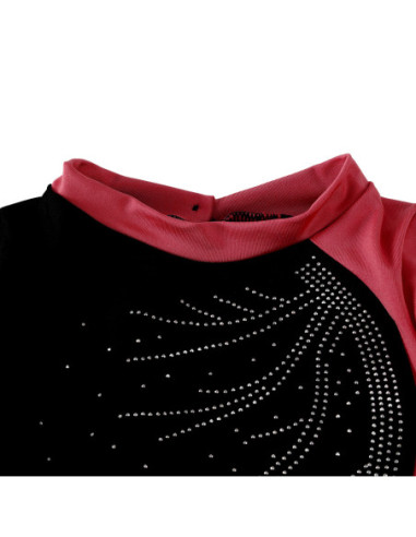 BODY BALETOWE GIMNASTYCZNE BORDOWE ASYMETRYCZNE...