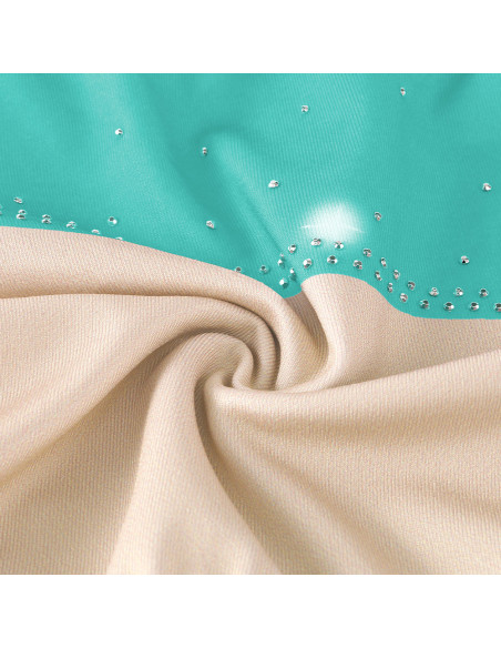 BODY BALETOWE WYSTĘPOWE ZE SPÓDNICZKĄ TIULOWĄ STRÓJ DO TAŃCA BALETU ROZ