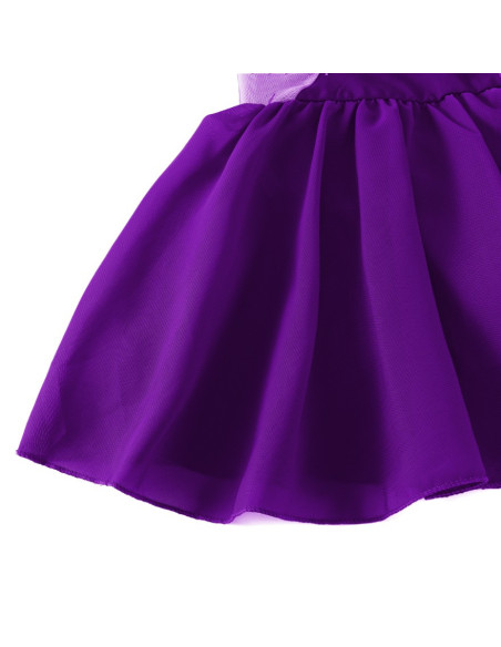 BODY BALETOWE ZE SPÓDNICZKĄ TIULOWĄ STRÓJ DO TAŃCA BALETU ASYMETRYCZNY R170