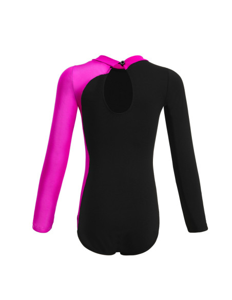 BODY BALETOWE GIMNASTYCZNE RÓŻOWE ASYMETRYCZNE STRÓJ DO BALETU ROZ