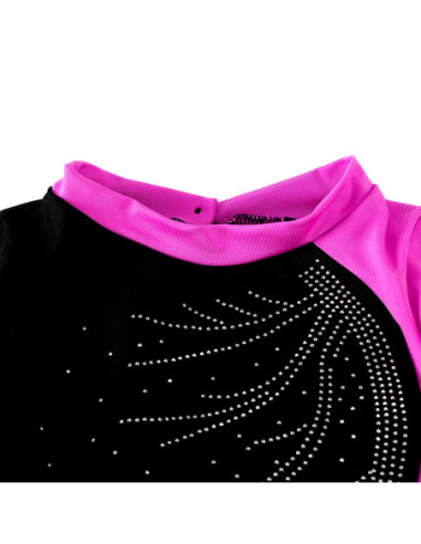 BODY BALETOWE GIMNASTYCZNE RÓŻOWE ASYMETRYCZNE...