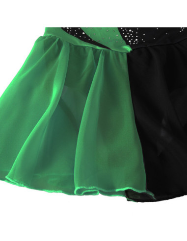 BODY BALETOWE Z DWUKOLOROWĄ SPÓDNICZKĄ STRÓJ DO...