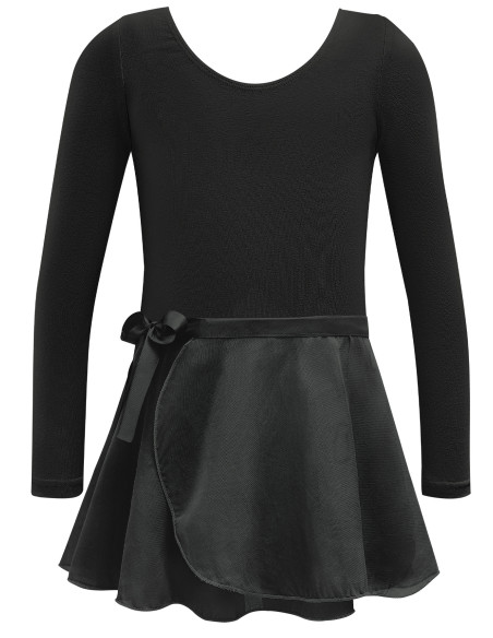 BODY BALETOWE SPÓDNICZKA STRÓJ DO TAŃCA BALETU CZARNY