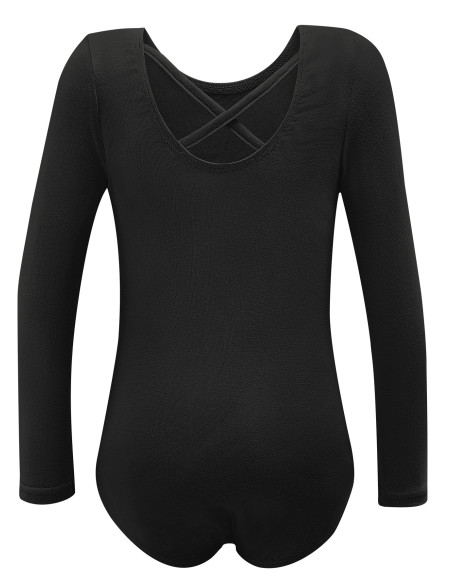 BODY BALETOWE SPÓDNICZKA STRÓJ DO TAŃCA BALETU CZARNY