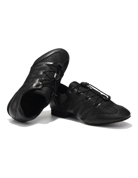 SKÓRZANE BUTY DO TAŃCA TANECZNE TRENINGOWE ĆWICZKI CZARNE LEKKIE ROZMIAR