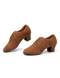 BUTY TANECZNE DO TAŃCA TRENINGOWE PRAKTISY ĆWICZKI OXFORD 4,5cm ROZMIAR 2