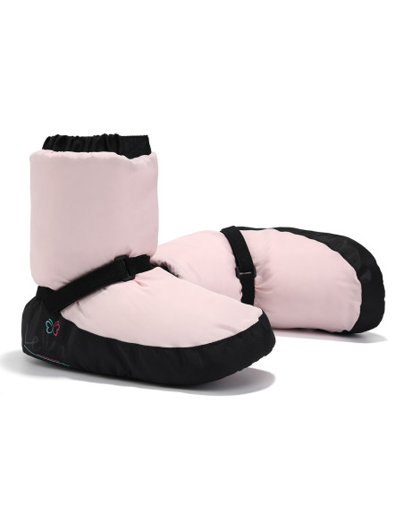 OCIEPLACZE BALETOWE DO BALETU BUTY DO TAŃCA NA ROZGRZEWKĘRÓŻOWE