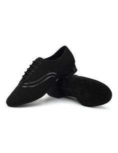 PROFESJONALNE MĘSKIE BUTY DO TAŃCA TANECZNE OXFORD NA TRENING TURNIEJ 2,5cm 2