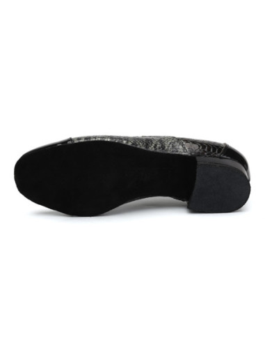 MĘSKIE SKÓRZANA BUTY DO TAŃCA TANECZNE CZARNE...