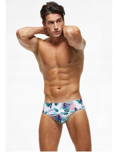 KĄPIELÓWKI MĘSKIE SLIPY SLIPKI PAPUGI TUKANY