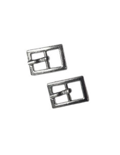 SPRZĄCZKA KLAMERKI DO BUTÓW TANECZNYCH SZYBKIE ZAPIĘCIE SREBRNE 7mm