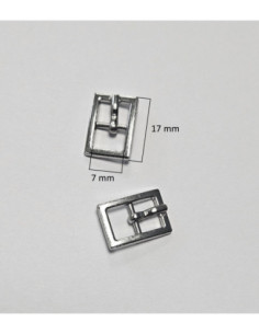 SPRZĄCZKA KLAMERKI DO BUTÓW TANECZNYCH SZYBKIE ZAPIĘCIE SREBRNE 7mm 2