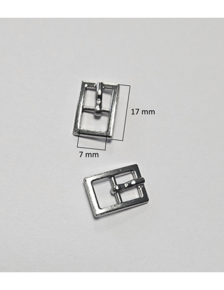 SPRZĄCZKA KLAMERKI DO BUTÓW TANECZNYCH SZYBKIE ZAPIĘCIE SREBRNE 7mm