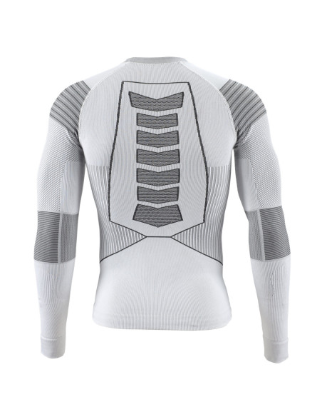 KOMPLET SPORTOWY BIELIZNA TERMOAKTYWNA MĘSKA MŁODZIEŻOWA CHŁOPIĘCA BIAŁA