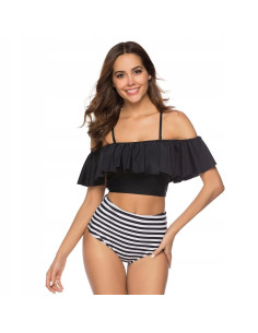 BIKINI STRÓJ KĄPIELOWY WYSOKI STAN HISZPANKA 2