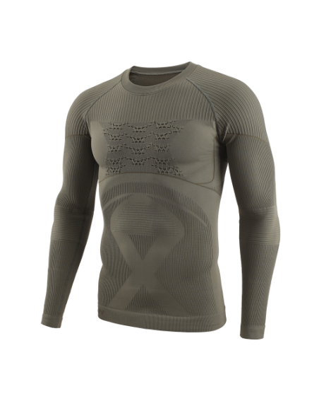 MĘSKA BIELIZNA TERMOAKTYWNA KOMPLET SPORTOWY KOSZULKA + LEGGINSY ZIELONA