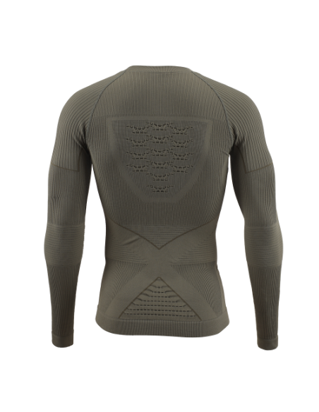 MĘSKA BIELIZNA TERMOAKTYWNA KOMPLET SPORTOWY KOSZULKA + LEGGINSY ZIELONA