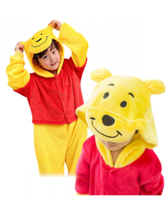 PIŻAMA DLA DZIECI MIĘKKA DŁUGA KUBUŚ PUCHATEK BEAR KIGURUMI ROZMIAR