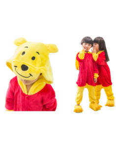 PIŻAMA DLA DZIECI MIĘKKA DŁUGA KUBUŚ PUCHATEK BEAR KIGURUMI ROZMIAR 2