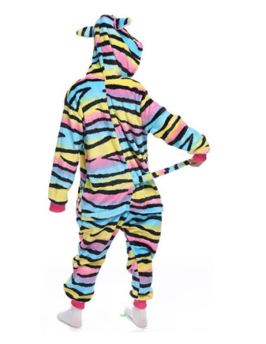 PIŻAMA KOMIBINEZON KOLOROWY KOTEK DLA DZIECI...