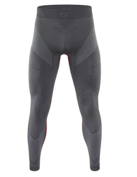 MĘSKA BIELIZNA TERMOAKTYWNA KOMPLET SPORTOWY KOSZULKA + LEGGINSY SZARA