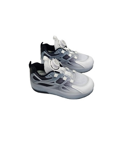 BUTOROLKI BUTY Z ROLKAMI ROLKI WROTKI SPORTOWE LED BEZ SZNUROWANIA