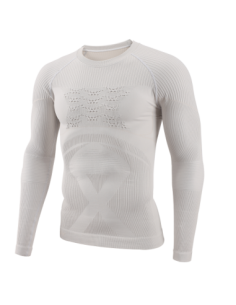 MĘSKA BIELIZNA TERMOAKTYWNA KOMPLET SPORTOWY KOSZULKA + LEGGINSY SZARA 2