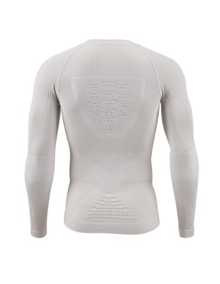 MĘSKA BIELIZNA TERMOAKTYWNA KOMPLET SPORTOWY KOSZULKA + LEGGINSY SZARA