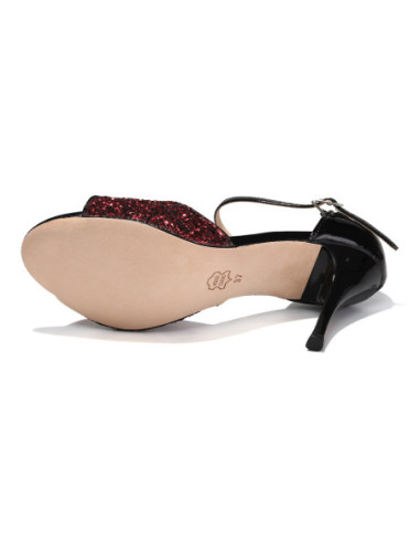 BUTY DO TAŃCA TANECZNE LAKIEROWANE BŁYSZCZĄCE...