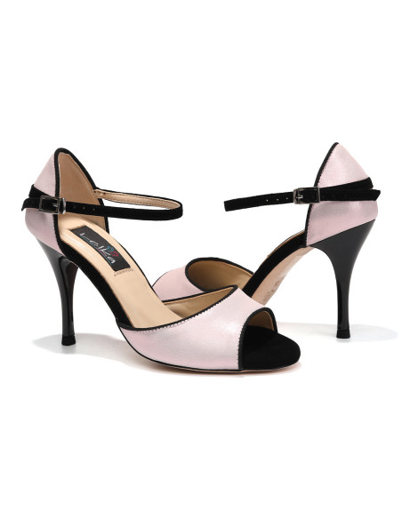 PROFESJONALNE BUTY DO TAŃCA TANECZNE DELIKATNY RÓŻ TANGO 9cm ROZMIAR