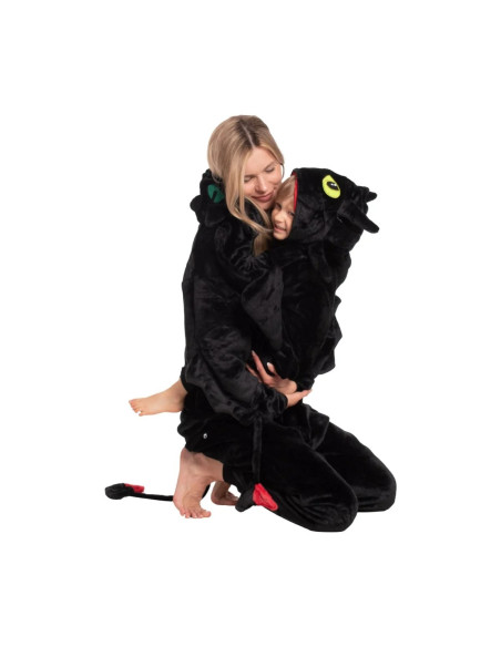 PIŻAMA DRAGON DLA DZIECI PLUSZOWY KOMBINEZON SMOK Z KAPTUREM ROZMIAR