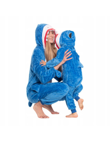 PIŻAMA DLA DZIECI KOMBINEZON REKIN SHARK...