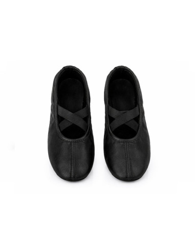 BALETKI DO TAŃCA NA BALET RYTMIKE CZARNE SKÓRZANE