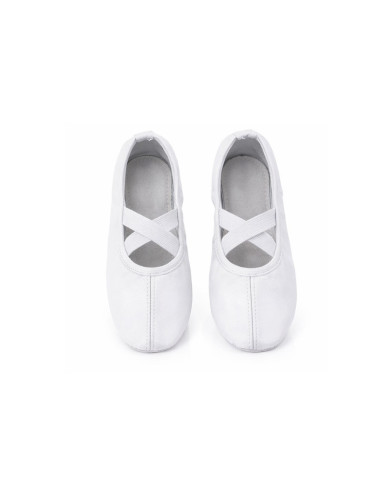 BALETKI DO TAŃCA NA BALET RYTMIKE BIAŁE SKÓRZANE